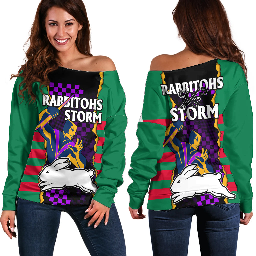 nrl-combine-rabbitohs-and-storm-off-shoulder-sweater