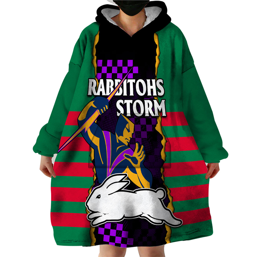 nrl-combine-rabbitohs-and-storm-wearable-blanket-hoodie
