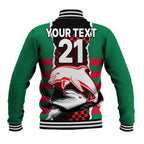 custom-text-and-number-nrl-combine-rabbitohs-and-dolphins-baseball-jacket