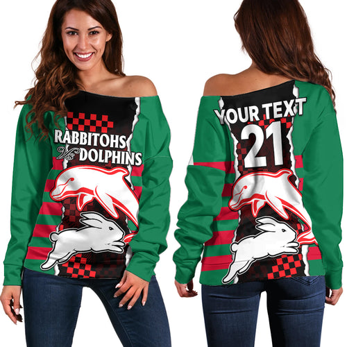 custom-text-and-number-nrl-combine-rabbitohs-and-dolphins-off-shoulder-sweater