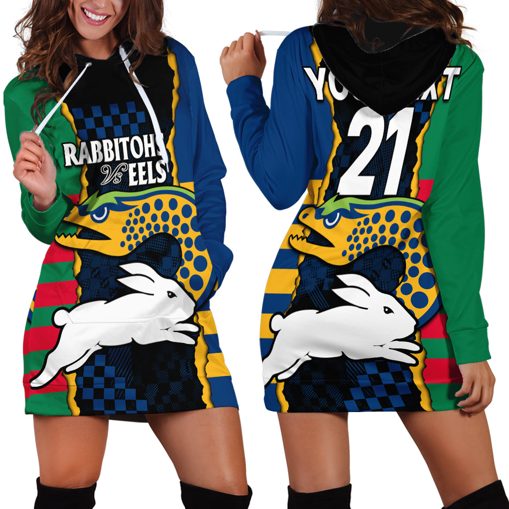 custom-text-and-number-nrl-combine-rabbitohs-and-eels-hoodie-dress