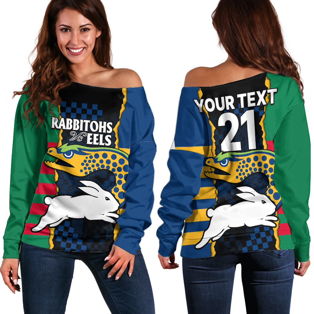 custom-text-and-number-nrl-combine-rabbitohs-and-eels-off-shoulder-sweater