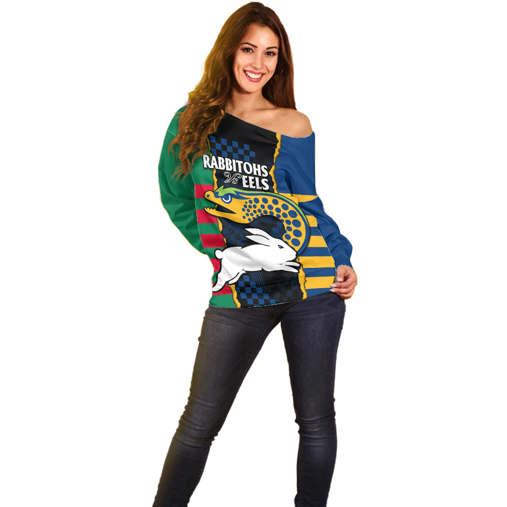 custom-text-and-number-nrl-combine-rabbitohs-and-eels-off-shoulder-sweater