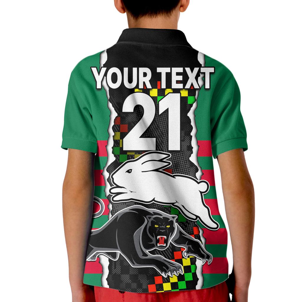 custom-text-and-number-nrl-combine-rabbitohs-and-panthers-kid-polo-shirt