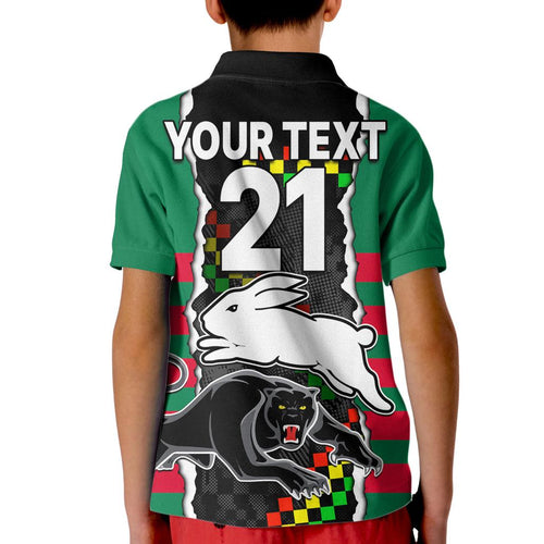 custom-text-and-number-nrl-combine-rabbitohs-and-panthers-kid-polo-shirt
