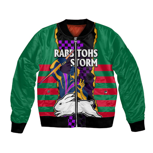 custom-text-and-number-nrl-combine-rabbitohs-and-storm-bomber-jacket
