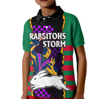 custom-text-and-number-nrl-combine-rabbitohs-and-storm-kid-polo-shirt