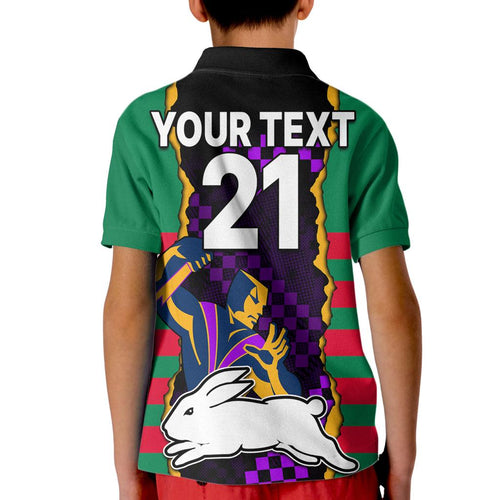 custom-text-and-number-nrl-combine-rabbitohs-and-storm-kid-polo-shirt