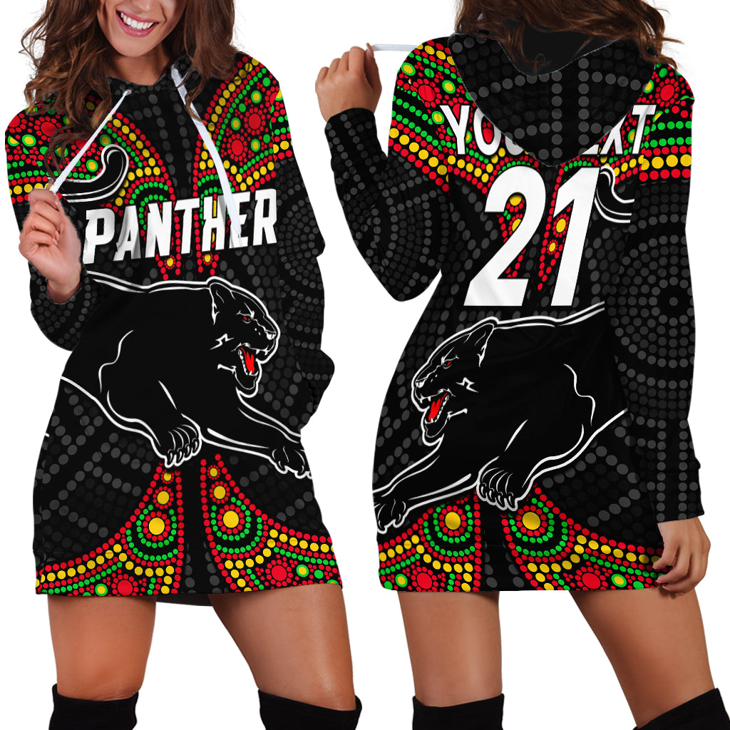 custom-text-and-number-panthers-liquorice-allsorts-rugby-aboriginal-hoodie-dress