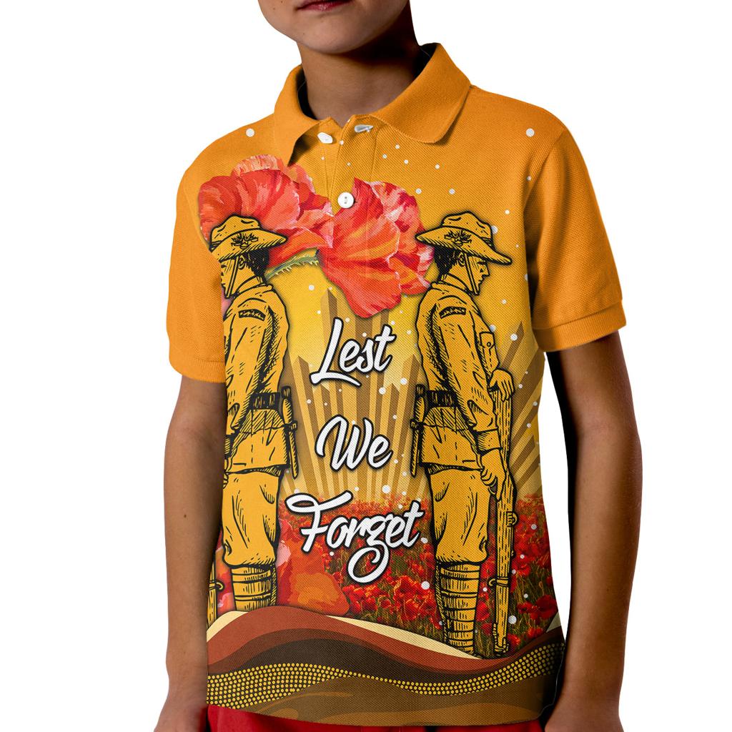 aboriginal-anzac-day-kid-polo-shirt-soldier-poppy-vibe