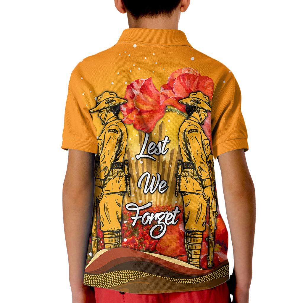 aboriginal-anzac-day-kid-polo-shirt-soldier-poppy-vibe