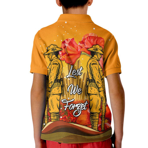 aboriginal-anzac-day-kid-polo-shirt-soldier-poppy-vibe