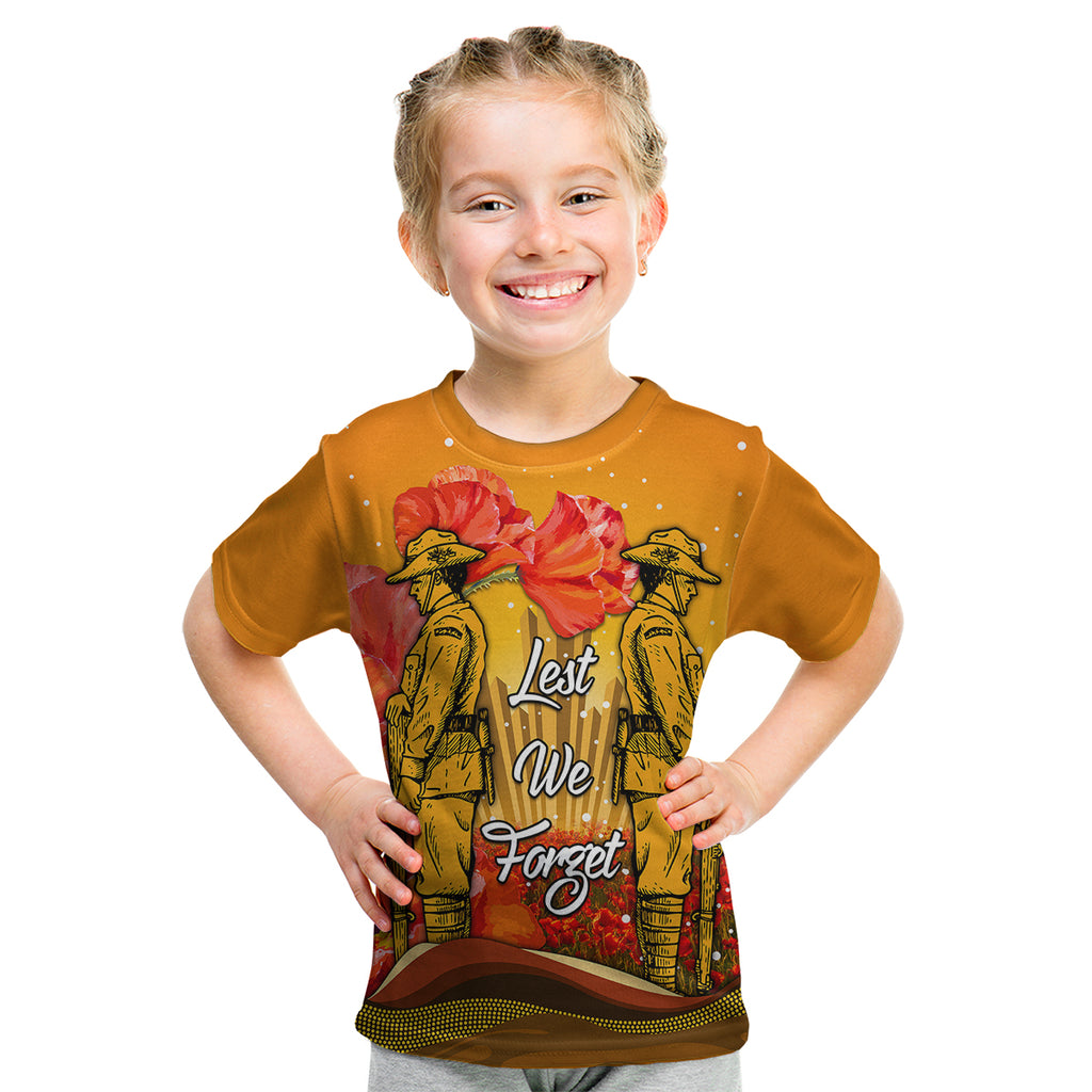 aboriginal-anzac-day-kid-t-shirt-soldier-poppy-vibe