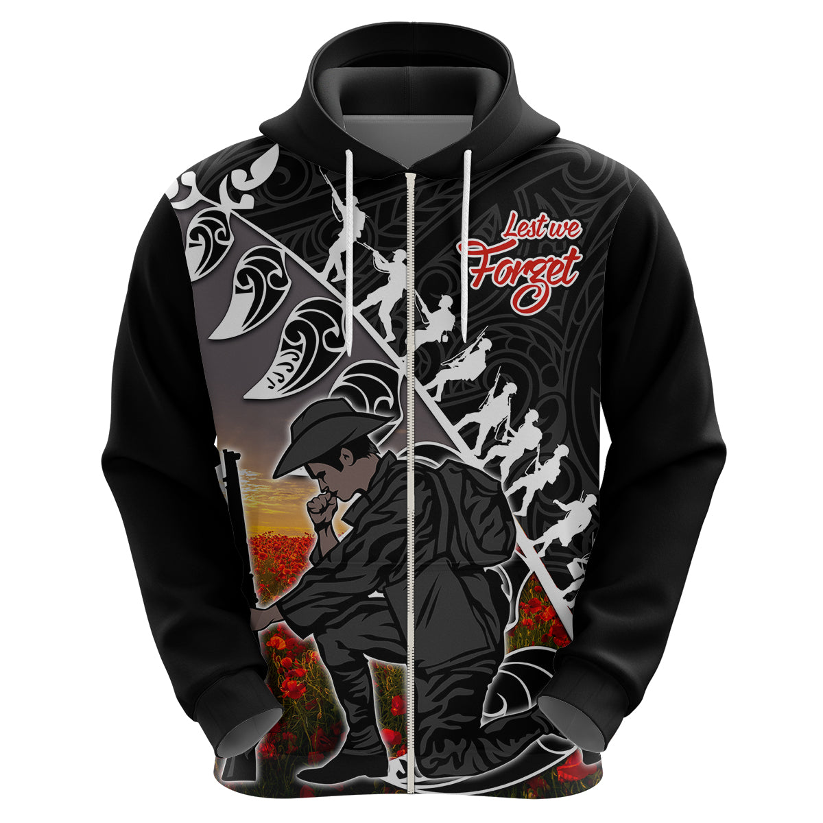 aotearoa-anzac-day-hoodie-maori-fern-with-poppy-vibe