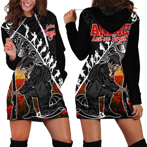 aotearoa-anzac-day-hoodie-dress-maori-fern-with-poppy-vibe