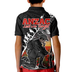aotearoa-anzac-day-kid-polo-shirt-maori-fern-with-poppy-vibe