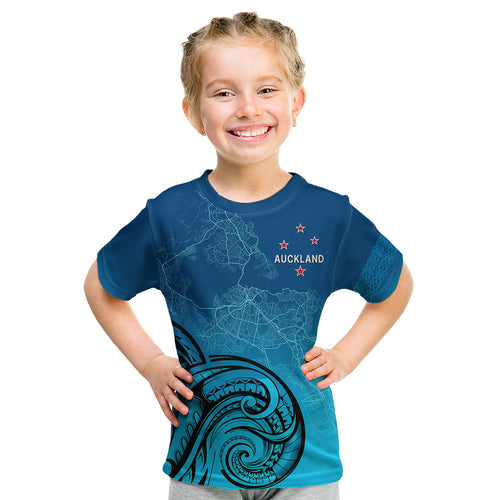 auckland-new-zealand-city-map-kid-t-shirt
