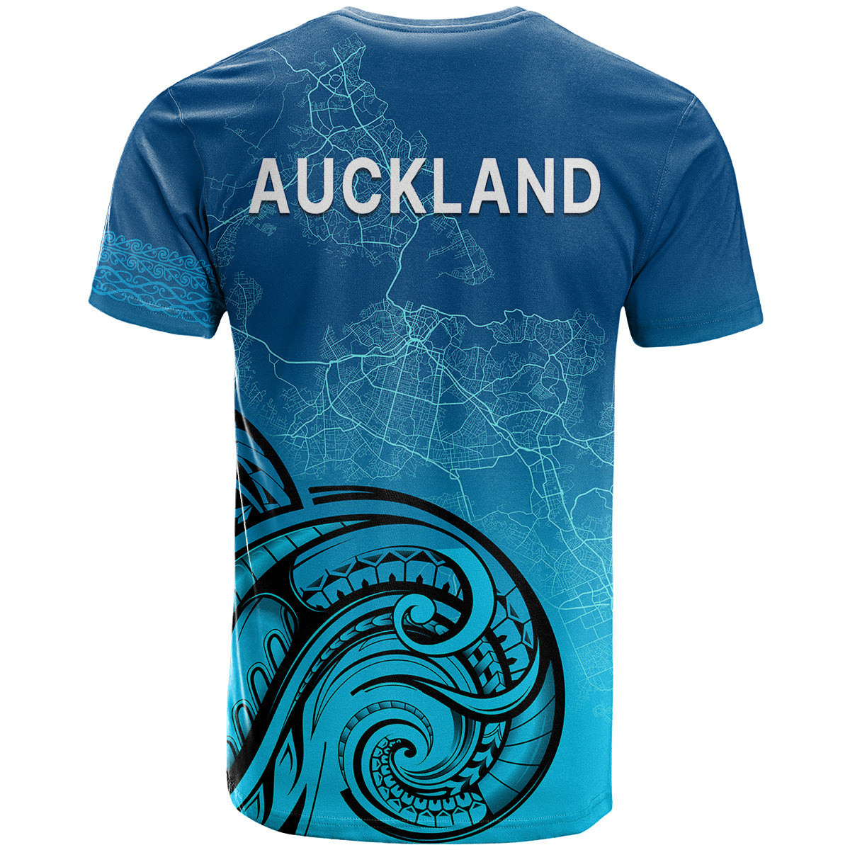 auckland-new-zealand-city-map-t-shirt