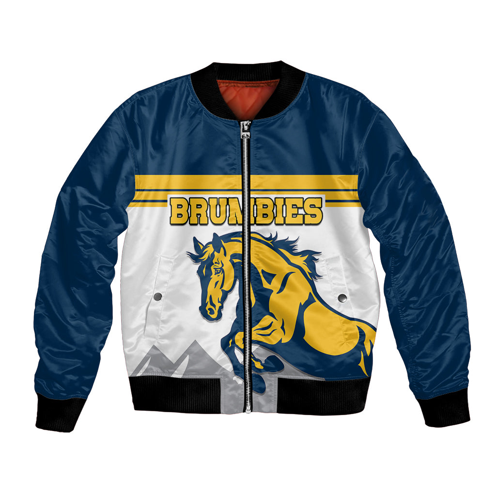 custom-text-and-number-brumbies-rugby-union-bomber-jacket-australia-silhouettes-of-horses