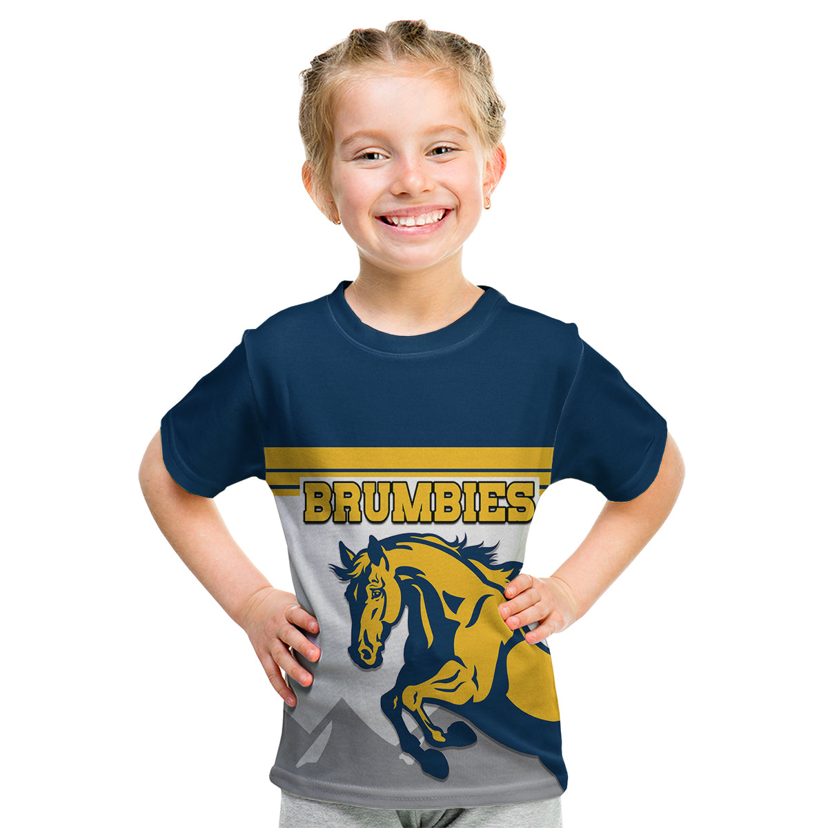 custom-text-and-number-brumbies-rugby-union-kid-t-shirt-australia-silhouettes-of-horses