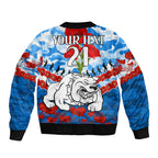 custom-text-and-number-bulldogs-rugby-anzac-bomber-jacket-lest-we-forget