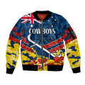 custom-text-and-number-cowboys-rugby-anzac-sleeve-zip-bomber-jacket-lest-we-forget