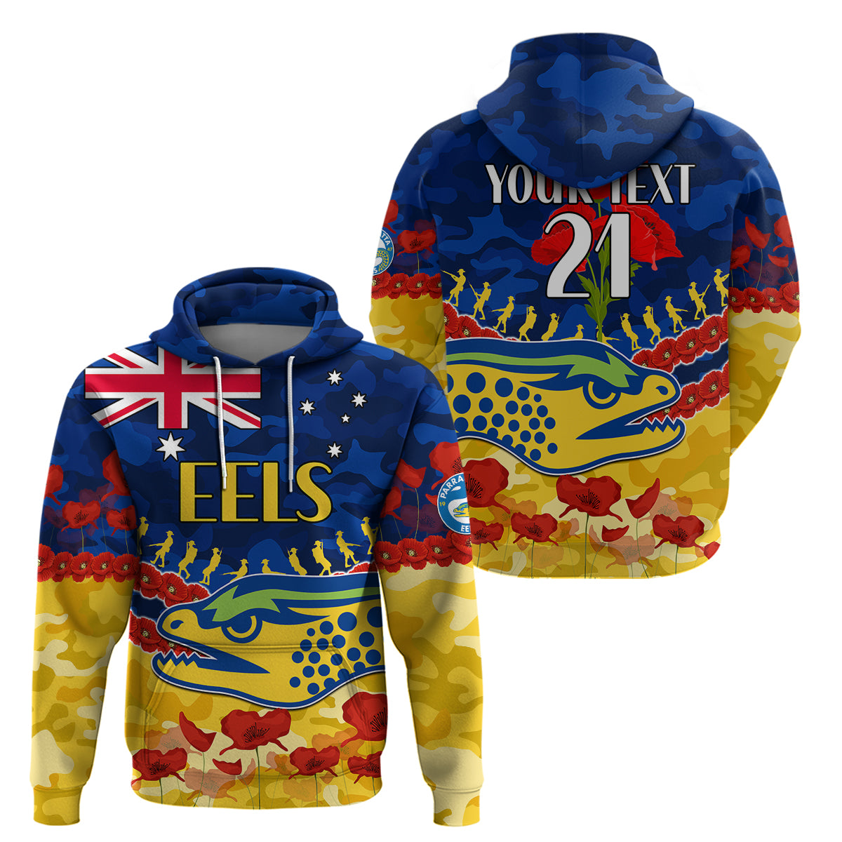 custom-text-and-number-eels-rugby-anzac-hoodie-lest-we-forget