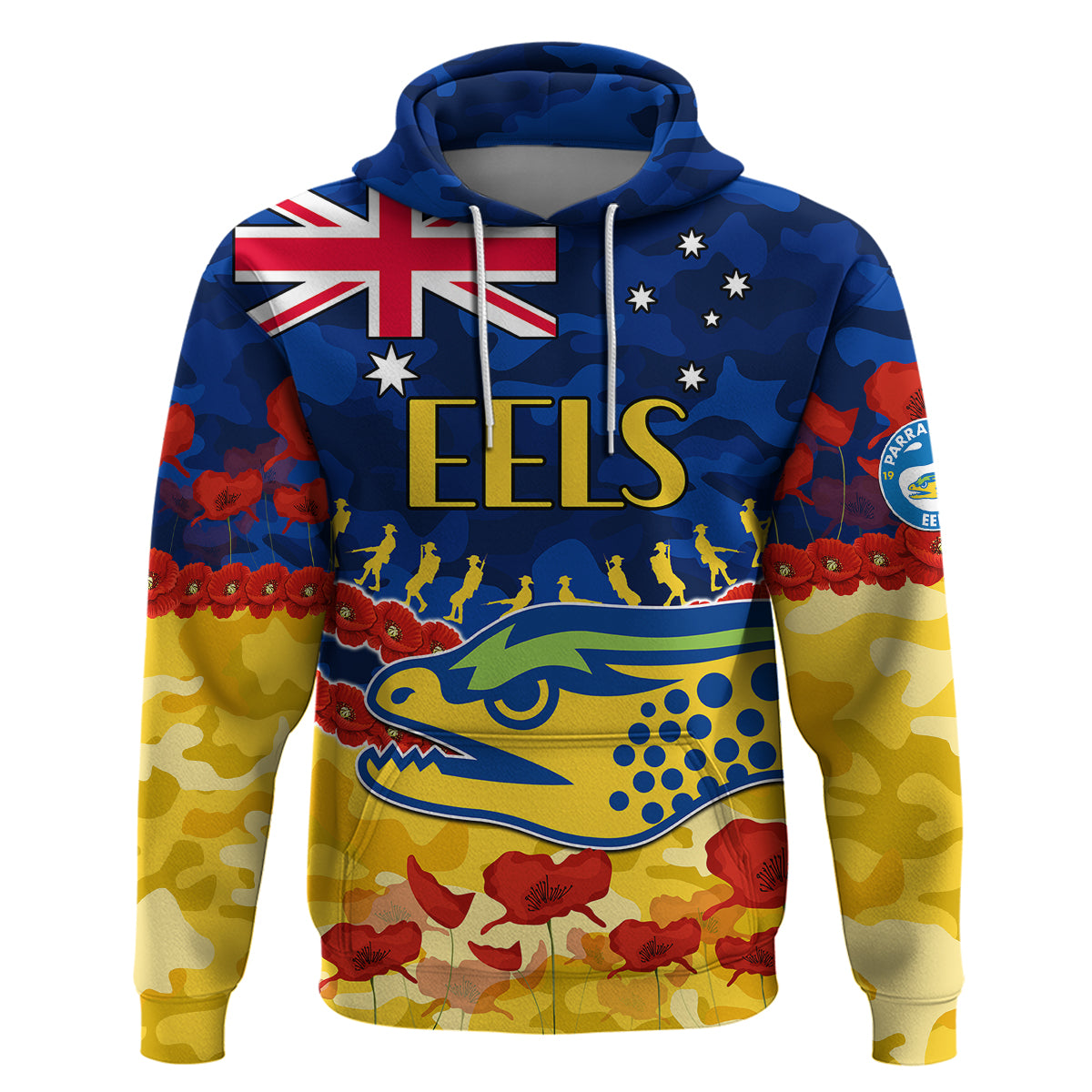 custom-text-and-number-eels-rugby-anzac-hoodie-lest-we-forget
