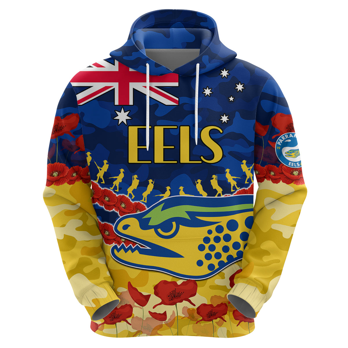 custom-text-and-number-eels-rugby-anzac-hoodie-lest-we-forget