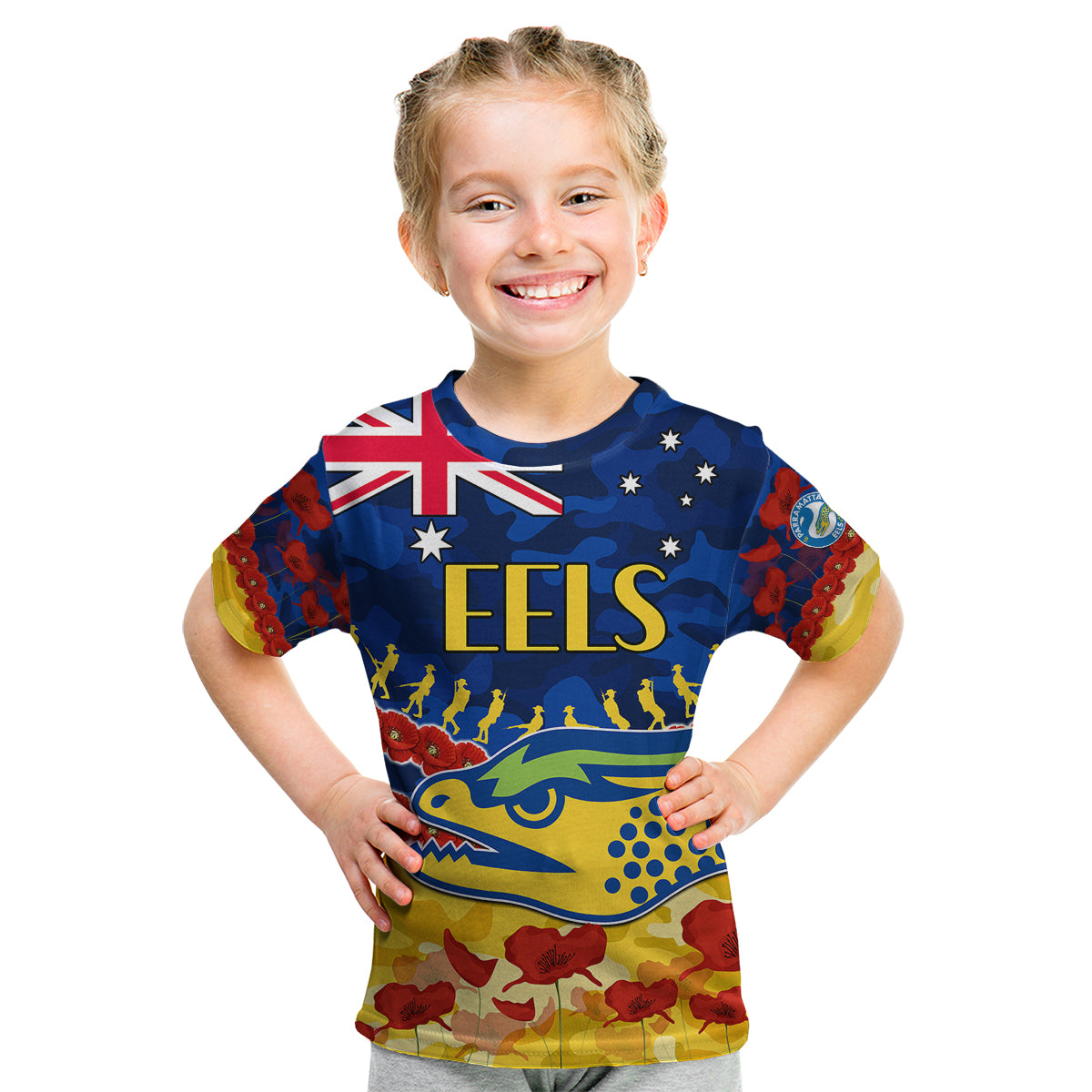 custom-text-and-number-eels-rugby-anzac-kid-t-shirt-lest-we-forget