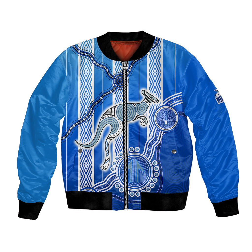 custom-text-and-number-kangaroos-indigenous-bomber-jacket-north-melbourne-football