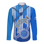 custom-text-and-number-kangaroos-indigenous-long-sleeve-button-shirt-north-melbourne-football