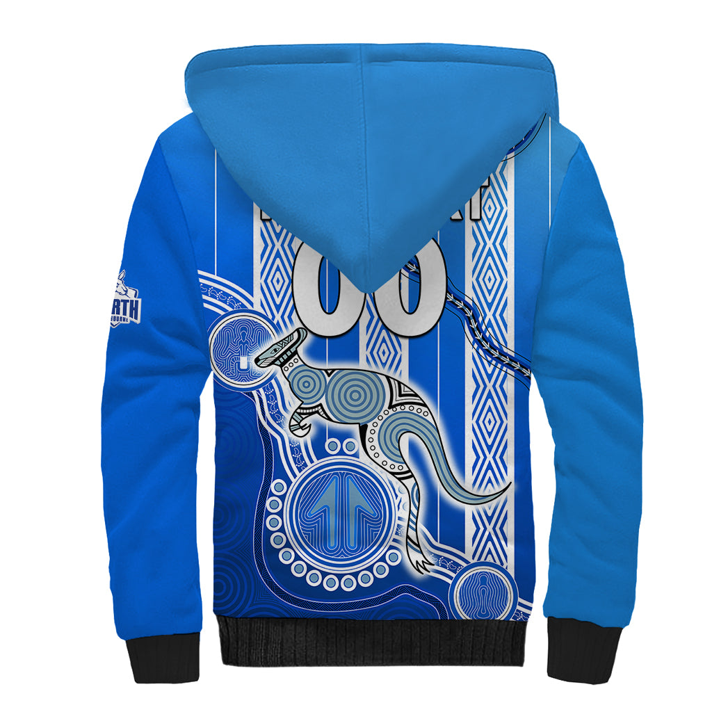 custom-text-and-number-kangaroos-indigenous-sherpa-hoodie-north-melbourne-football