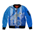custom-text-and-number-kangaroos-indigenous-sleeve-zip-bomber-jacket-north-melbourne-football
