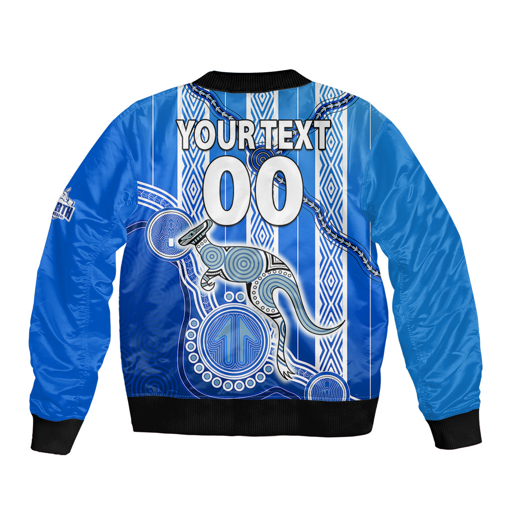 custom-text-and-number-kangaroos-indigenous-sleeve-zip-bomber-jacket-north-melbourne-football