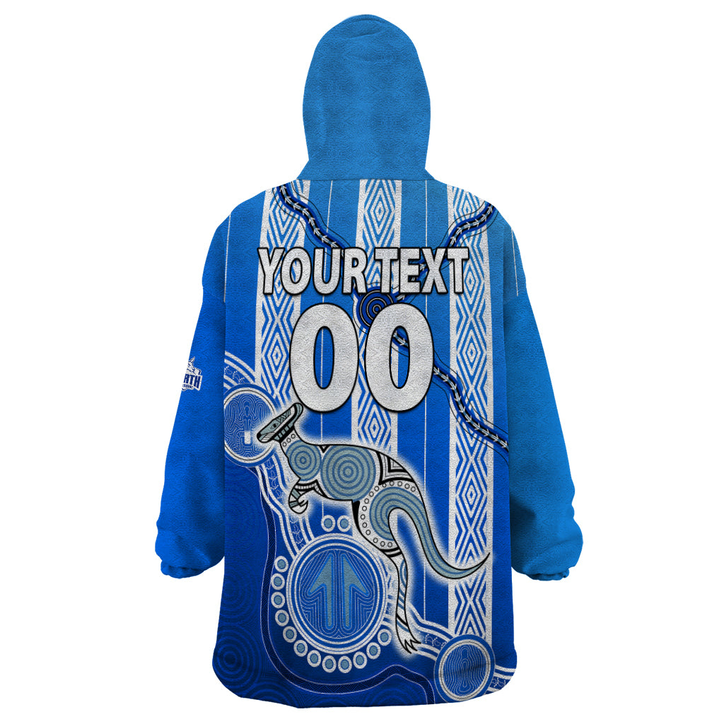 custom-text-and-number-kangaroos-indigenous-wearable-blanket-hoodie-north-melbourne-football