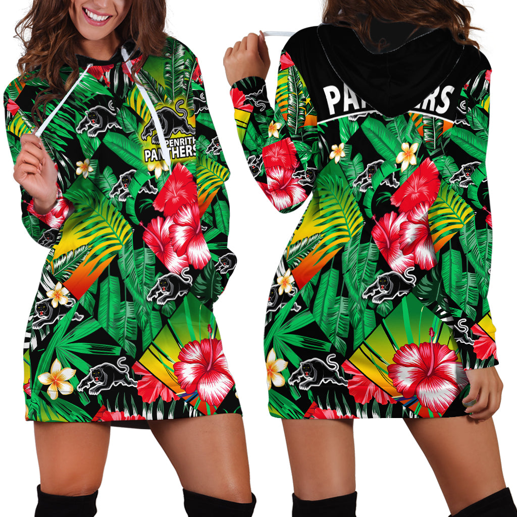 panthers-rugby-hoodie-dress-fashion-tropical-jungle-flowers