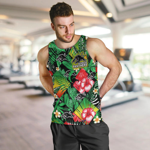 panthers-rugby-men-tank-top-fashion-tropical-jungle-flowers