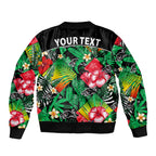 custom-personalised-panthers-rugby-bomber-jacket-fashion-tropical-jungle-flowers