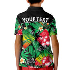 custom-personalised-panthers-rugby-kid-polo-shirt-fashion-tropical-jungle-flowers