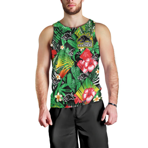 custom-personalised-panthers-rugby-men-tank-top-fashion-tropical-jungle-flowers