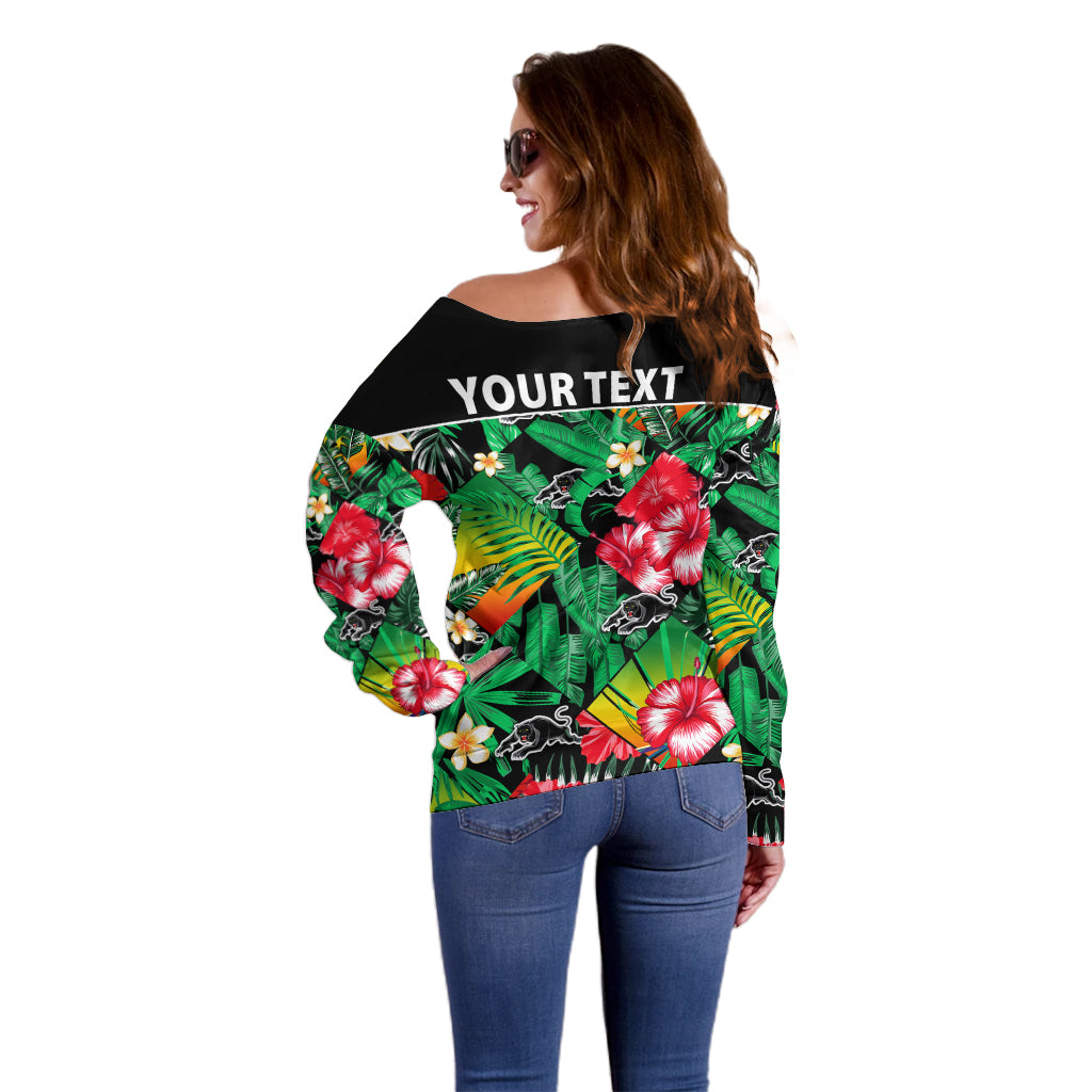 custom-personalised-panthers-rugby-off-shoulder-sweater-fashion-tropical-jungle-flowers