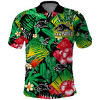 custom-personalised-panthers-rugby-polo-shirt-fashion-tropical-jungle-flowers