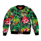 custom-personalised-panthers-rugby-sleeve-zip-bomber-jacket-fashion-tropical-jungle-flowers