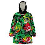 custom-personalised-panthers-rugby-wearable-blanket-hoodie-fashion-tropical-jungle-flowers