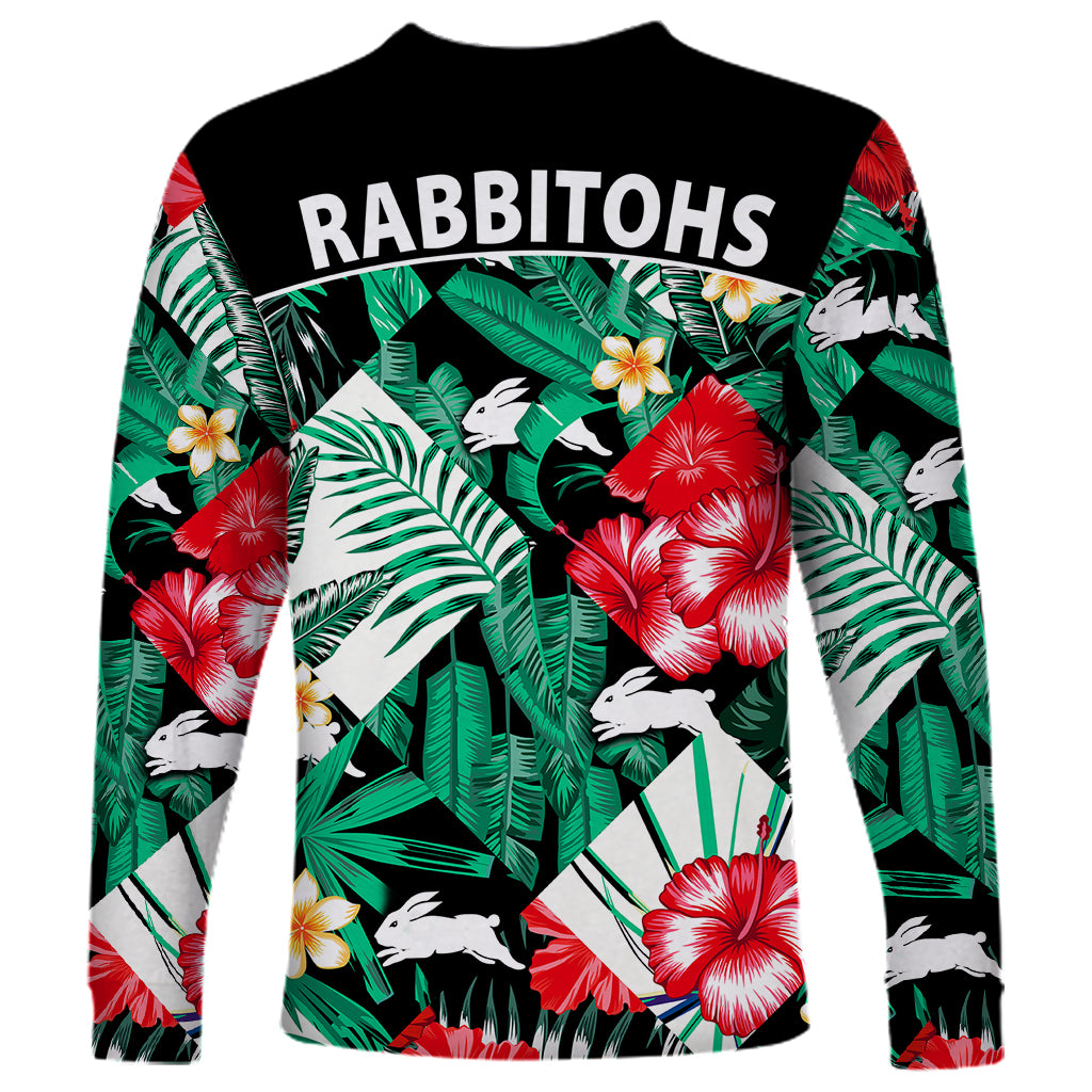 rabbitohs-rugby-long-sleeve-shirt-fashion-tropical-jungle-flowers