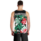 rabbitohs-rugby-men-tank-top-fashion-tropical-jungle-flowers