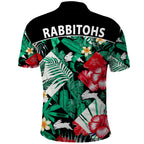 rabbitohs-rugby-polo-shirt-fashion-tropical-jungle-flowers