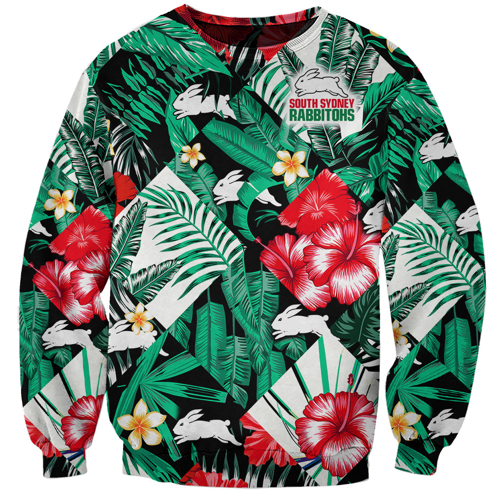 rabbitohs-rugby-sweatshirt-fashion-tropical-jungle-flowers