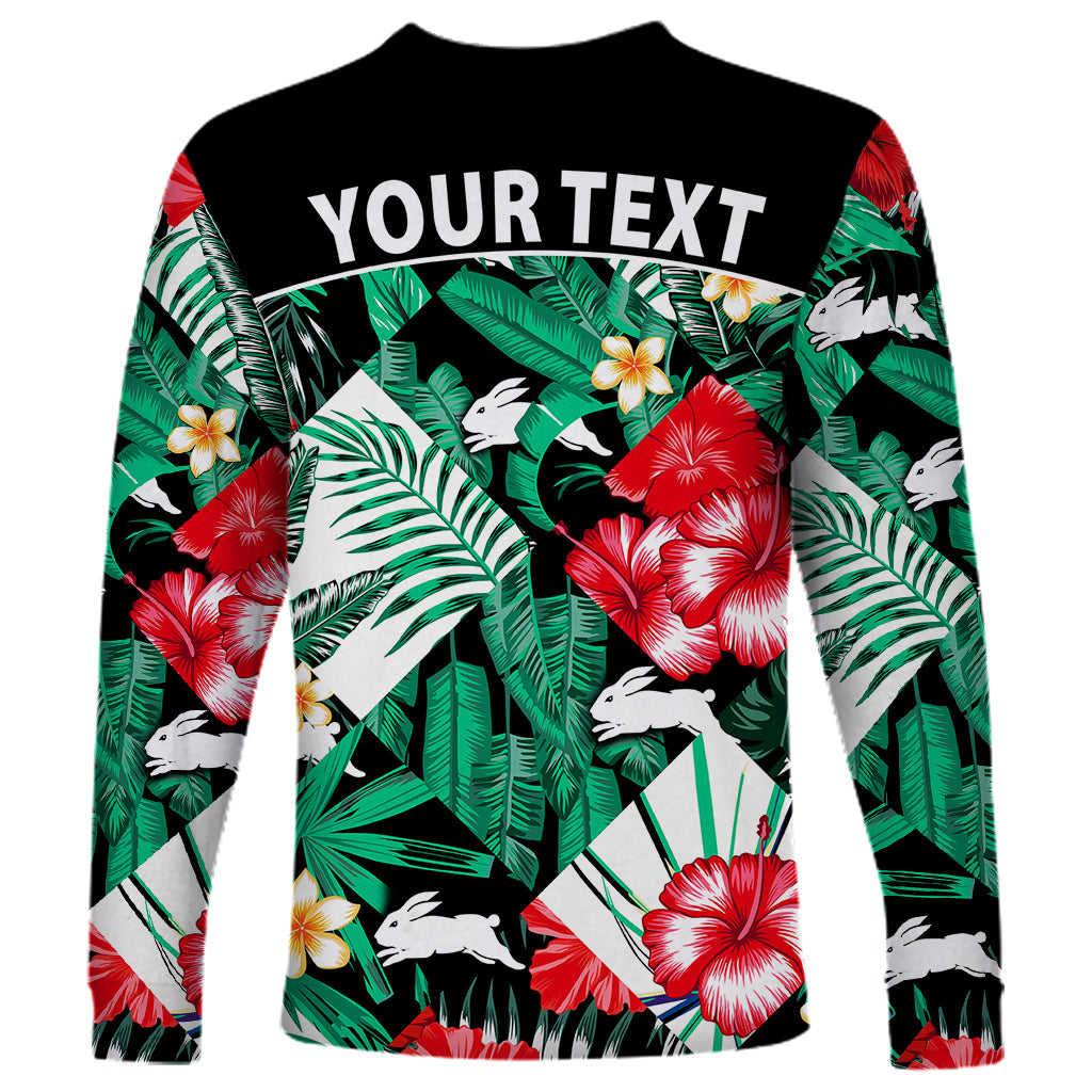 custom-personalised-rabbitohs-rugby-long-sleeve-shirt-fashion-tropical-jungle-flowers